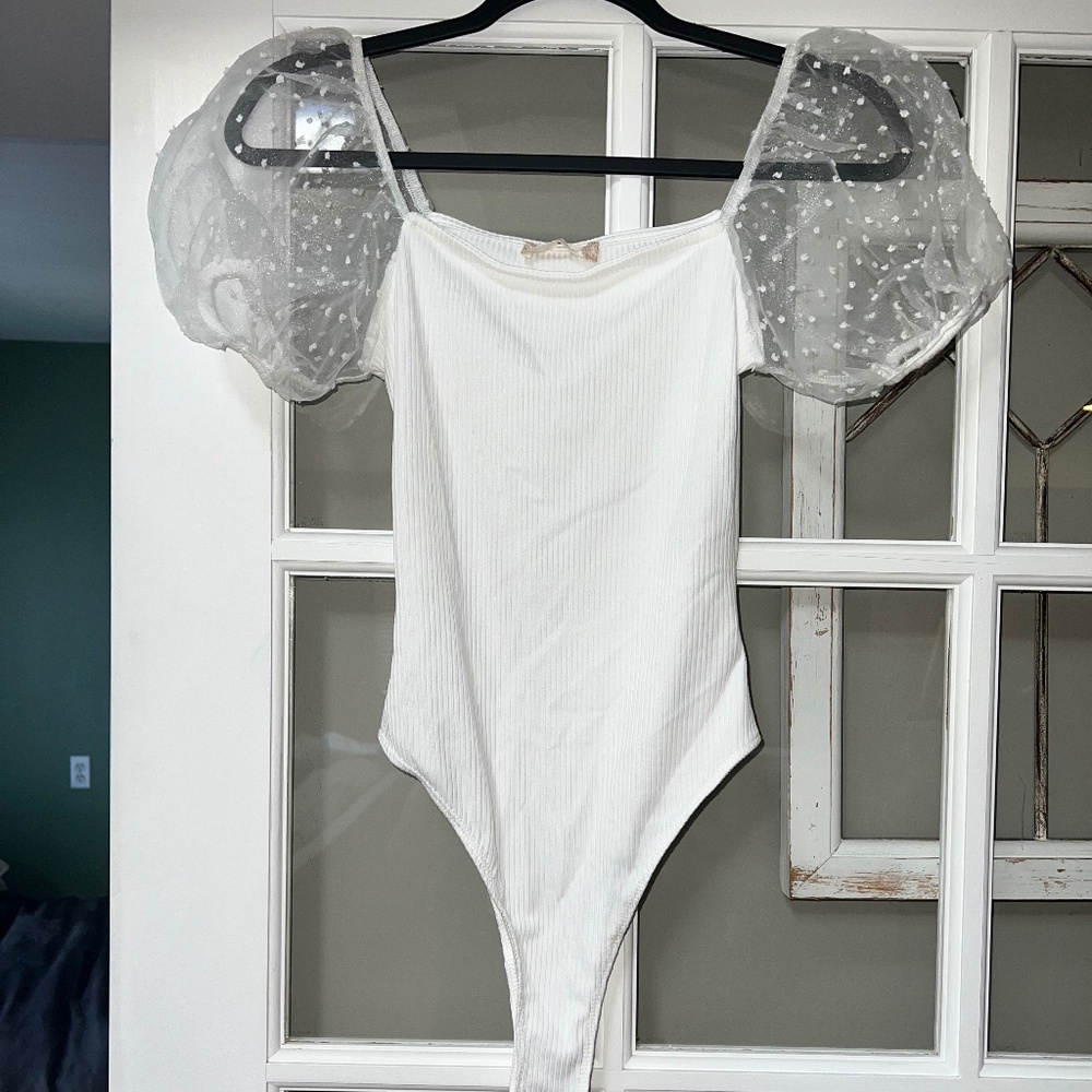 Altar’d State Puffy Sleeved Bodysuit